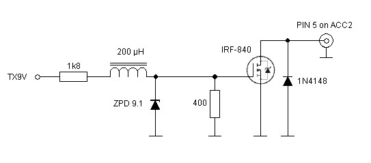 TS-711 PTT circuitry